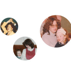 Three images of Marriane McGurk's mother on a white background. Part of the This is how she lives on series.