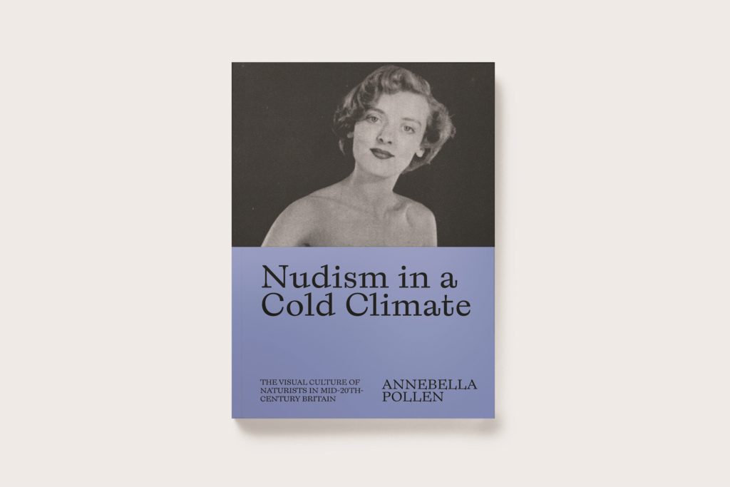Nudism in a Cold Climate cover image featuring a black and white photograph of a woman.