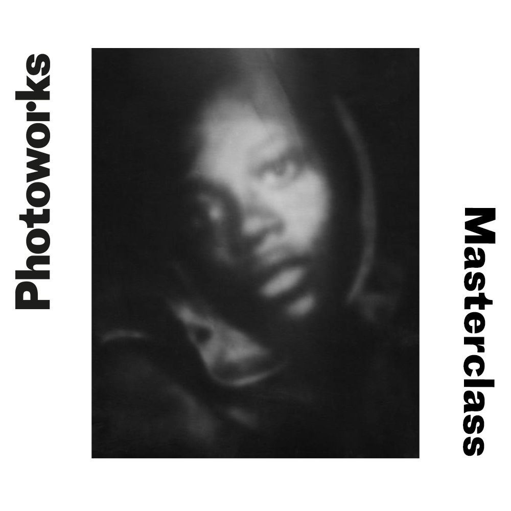 A poster for the Photoworks Masterclasses featuring work by Zora J Murff
