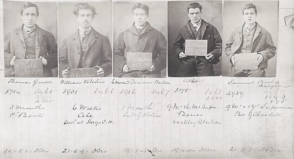 Mugshots from the West Midlands Police Museum archive
