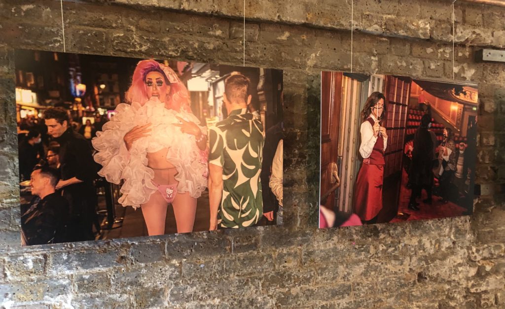 Images from Soho Unlocked by Dougie Wallace on display at Motel Collection Gallery