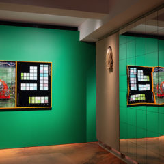 Exhibition view of V3 Model Collapse